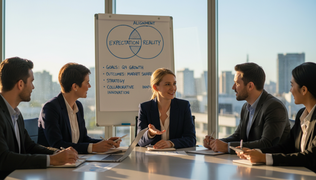 alinhamento de expectativas