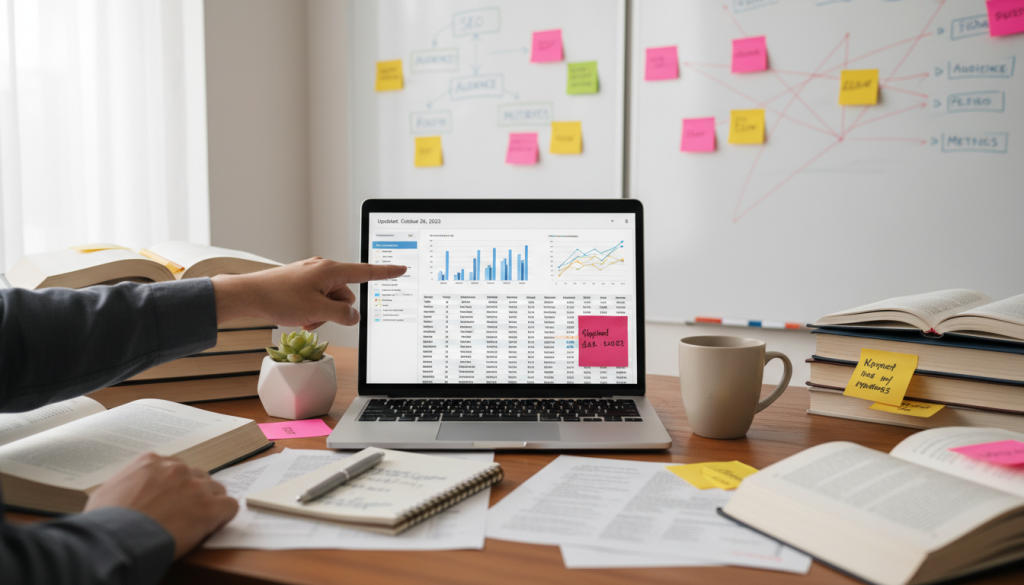 identificar conteúdo para atualizar